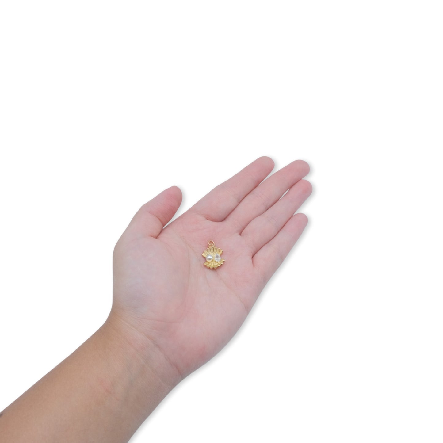 Pearl Jewel Shell Charm