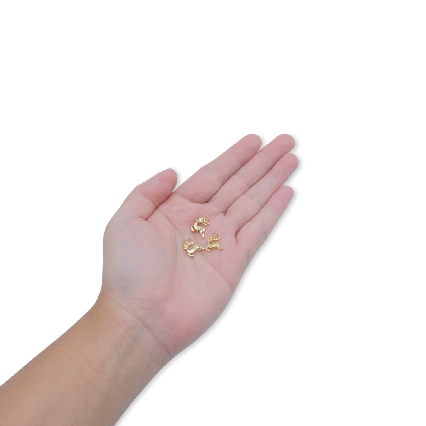 Style 67 - 18K Gold Filled Reindeer Charm