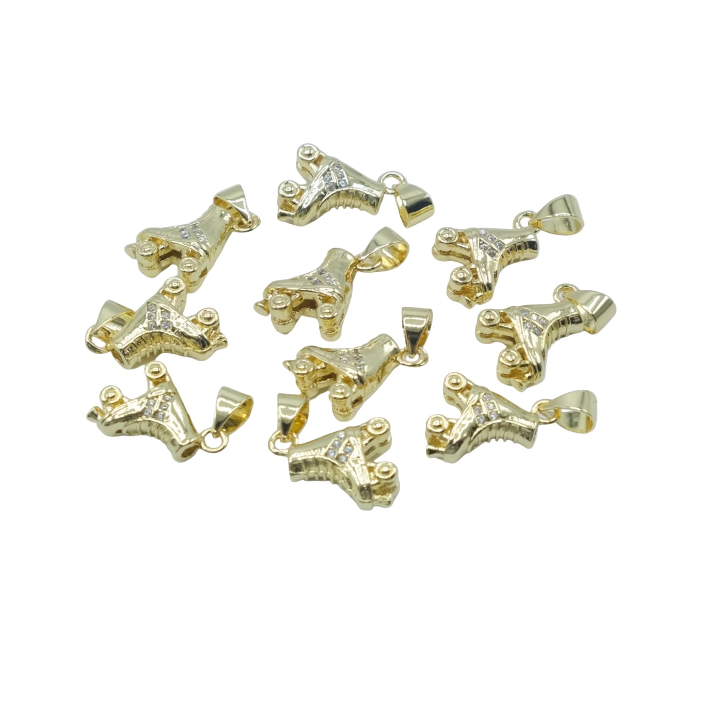 Roller Skate Charm Pendant | 18K Gold-Filled