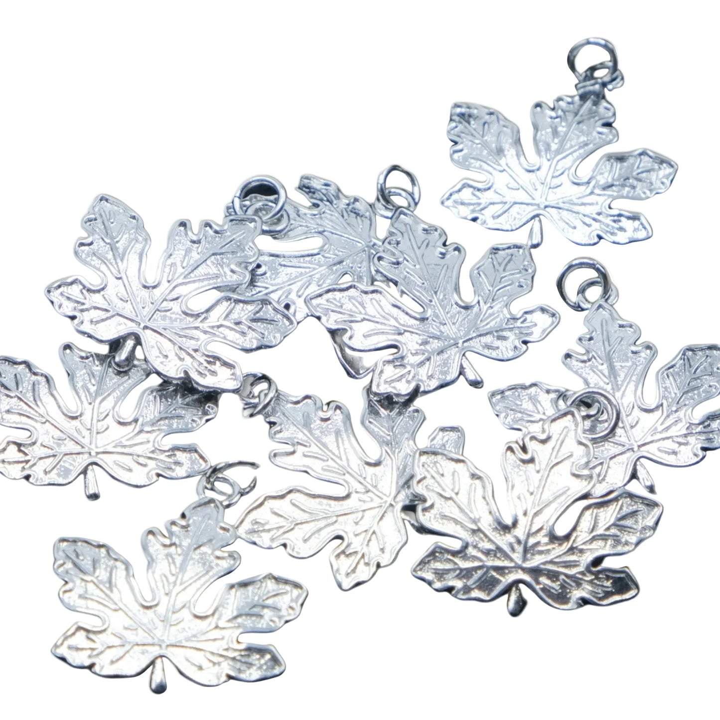 Maple Leaf Charm | 18K Gold-Filled & Silver