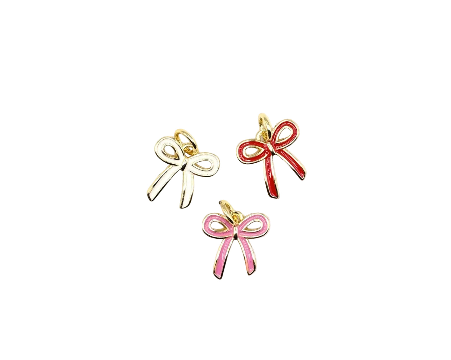 Colorful Bow Charm | 18K Gold-Filled