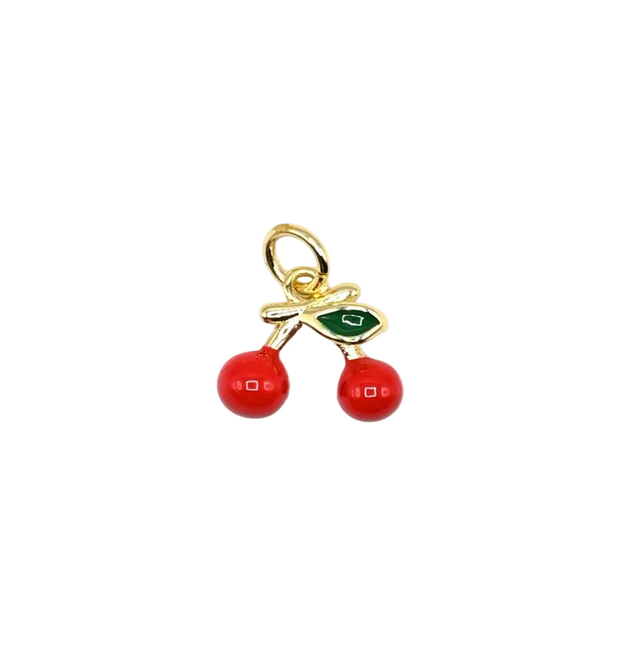 Cherry Charm Pendant | 18K Gold-Filled