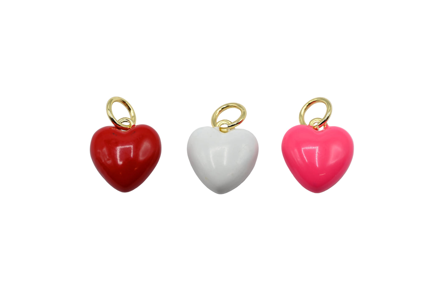 Puffy Heart Charm Pendant | 18K Gold-Filled