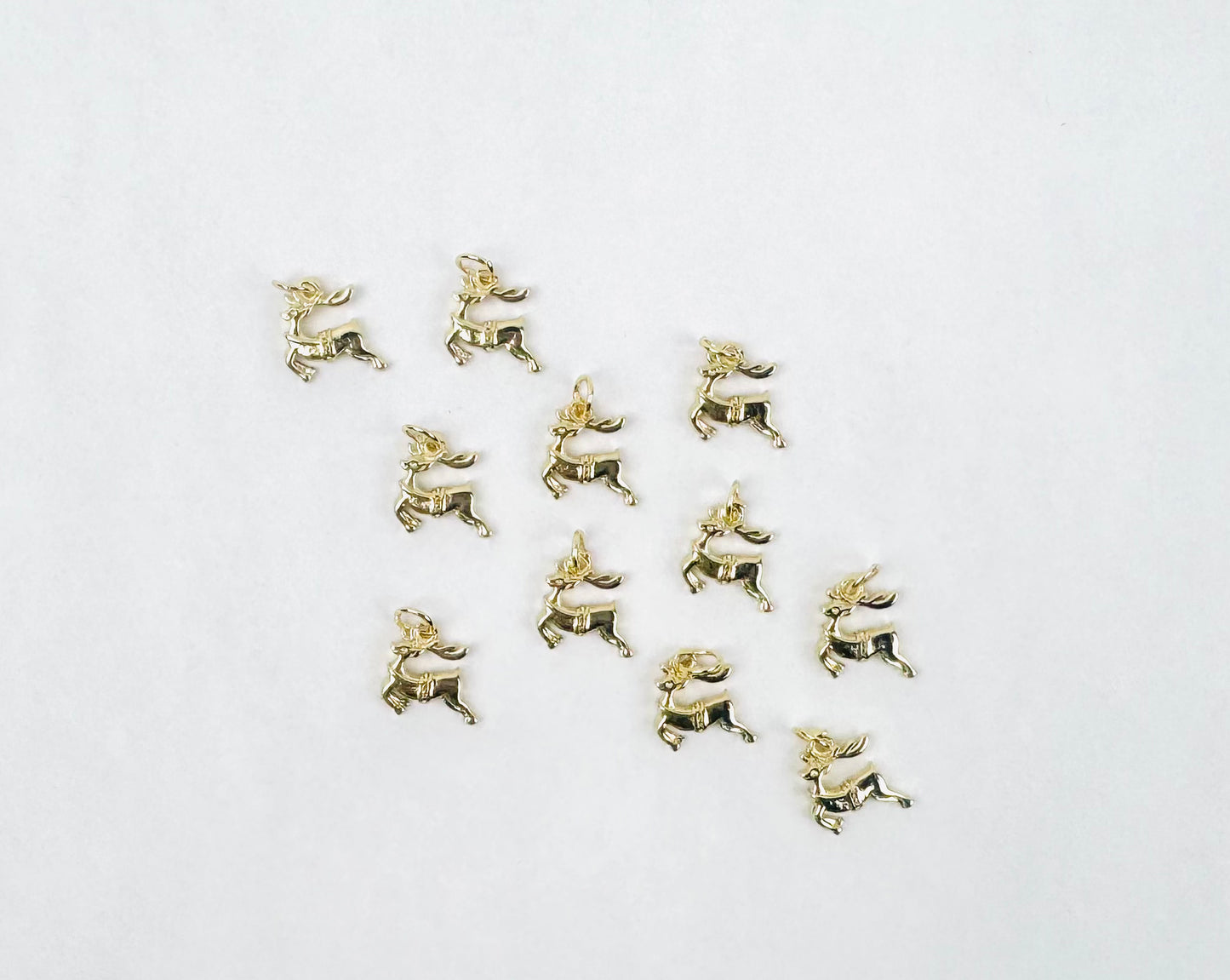 Style 67 - 18K Gold Filled Reindeer Charm