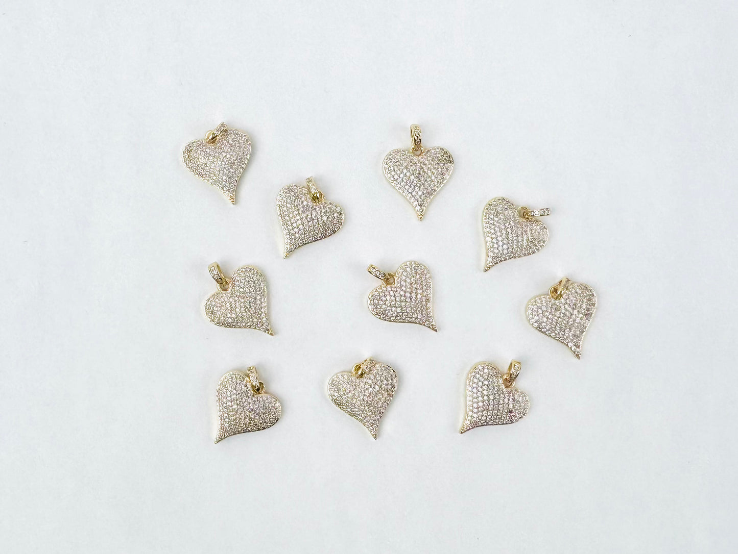 Style 90 - 18K Gold Filled Heart Charm