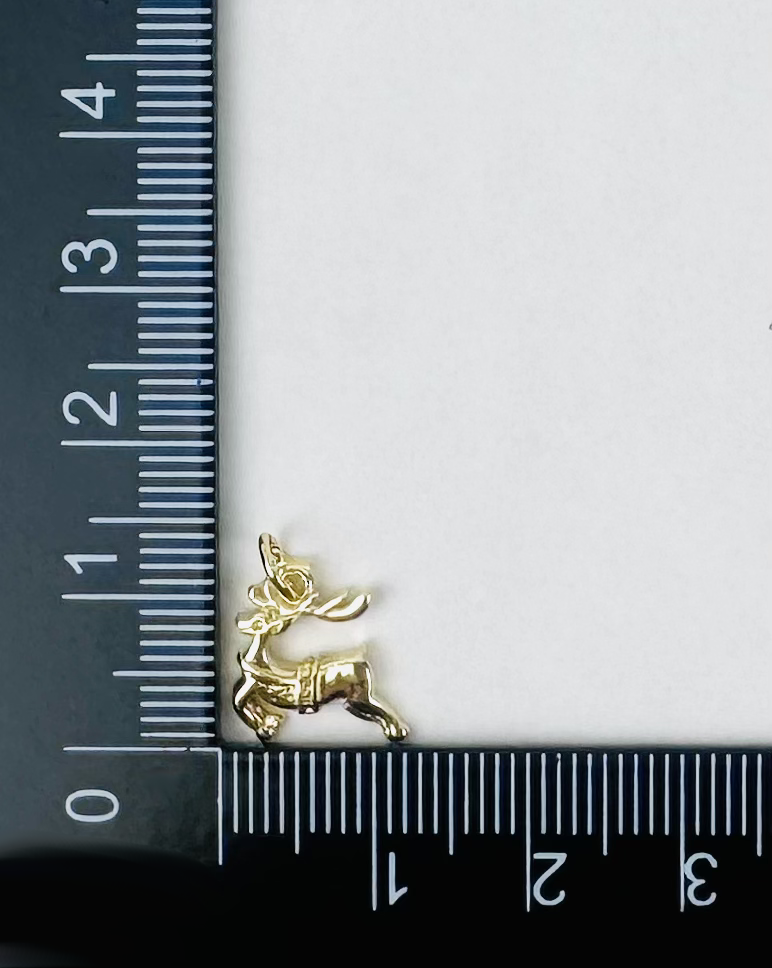 Style 67 - 18K Gold Filled Reindeer Charm