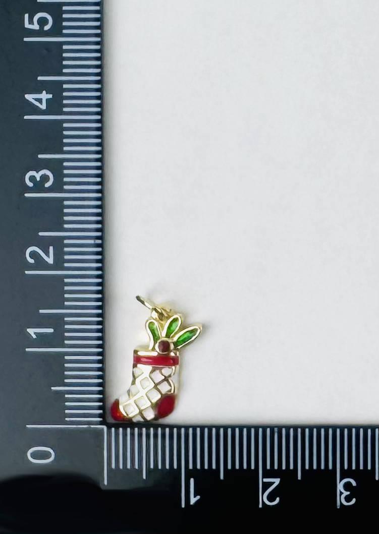 Style 48 - 18K Gold Filled Christmas Stocking Charm