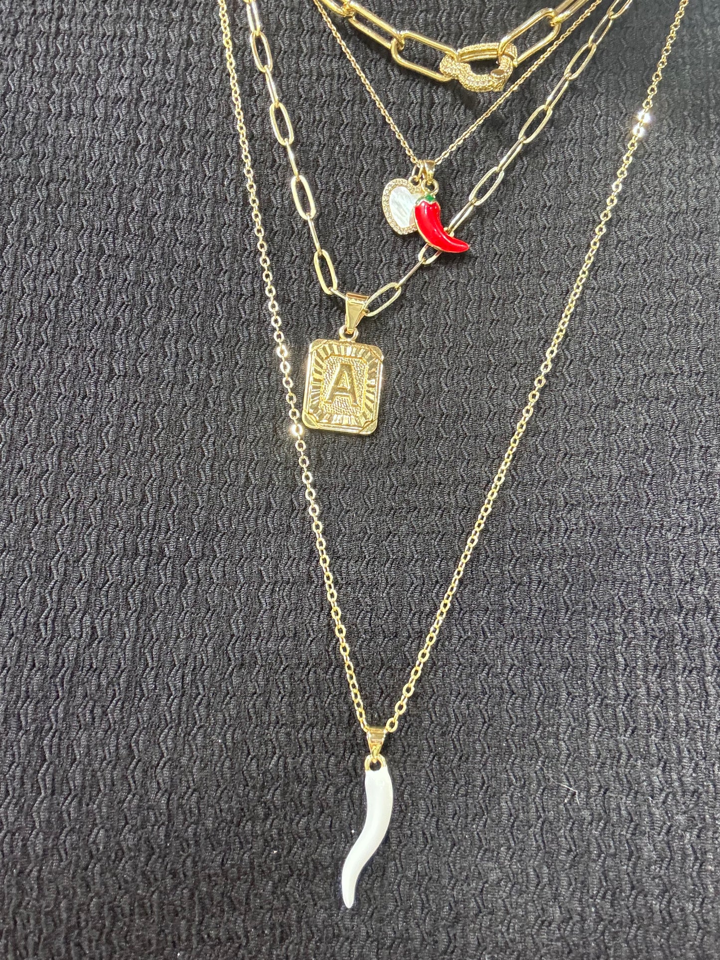 Italian Horn Large Chili Pepper Charm Pendant| 18K Gold-Filled