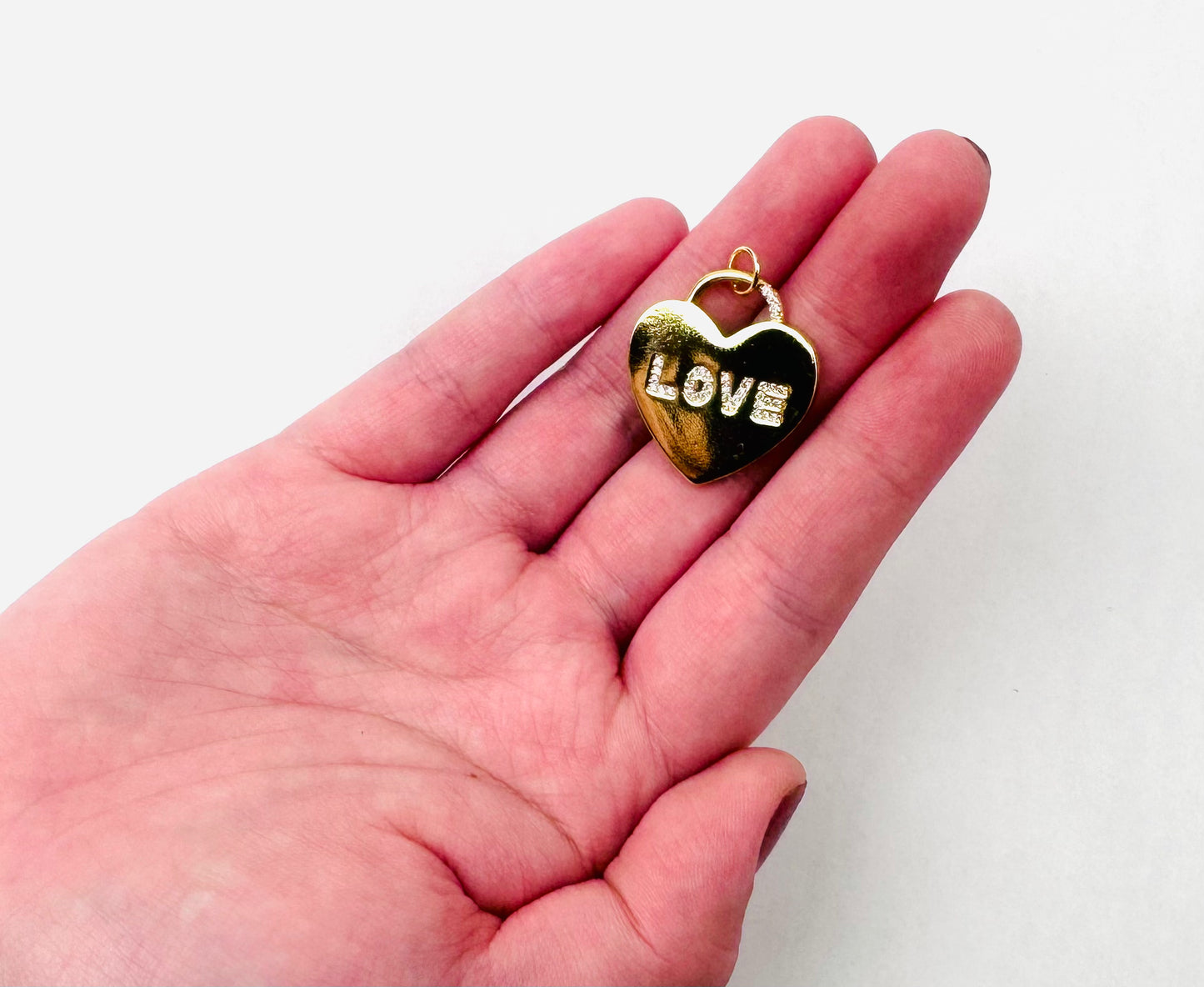 Style 50 - 18K Gold Filled Love Charm