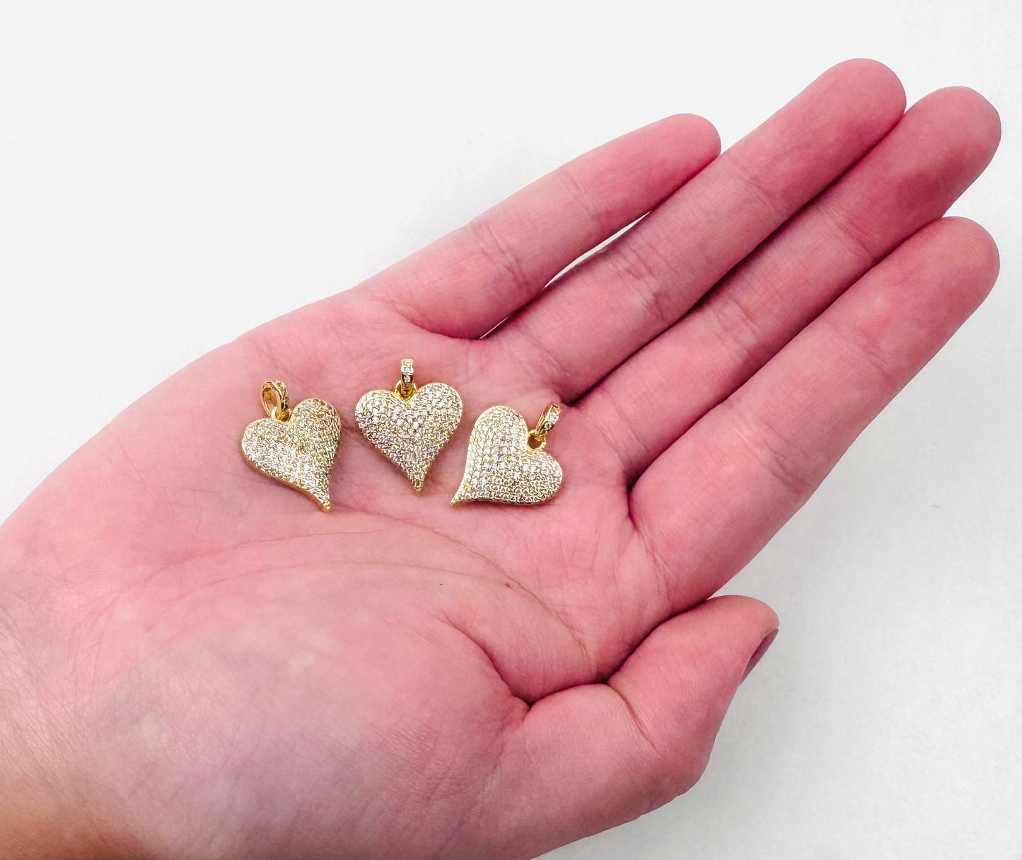 Style 90 - 18K Gold Filled Heart Charm