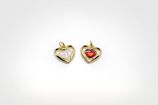 Gold Baroque Hearts