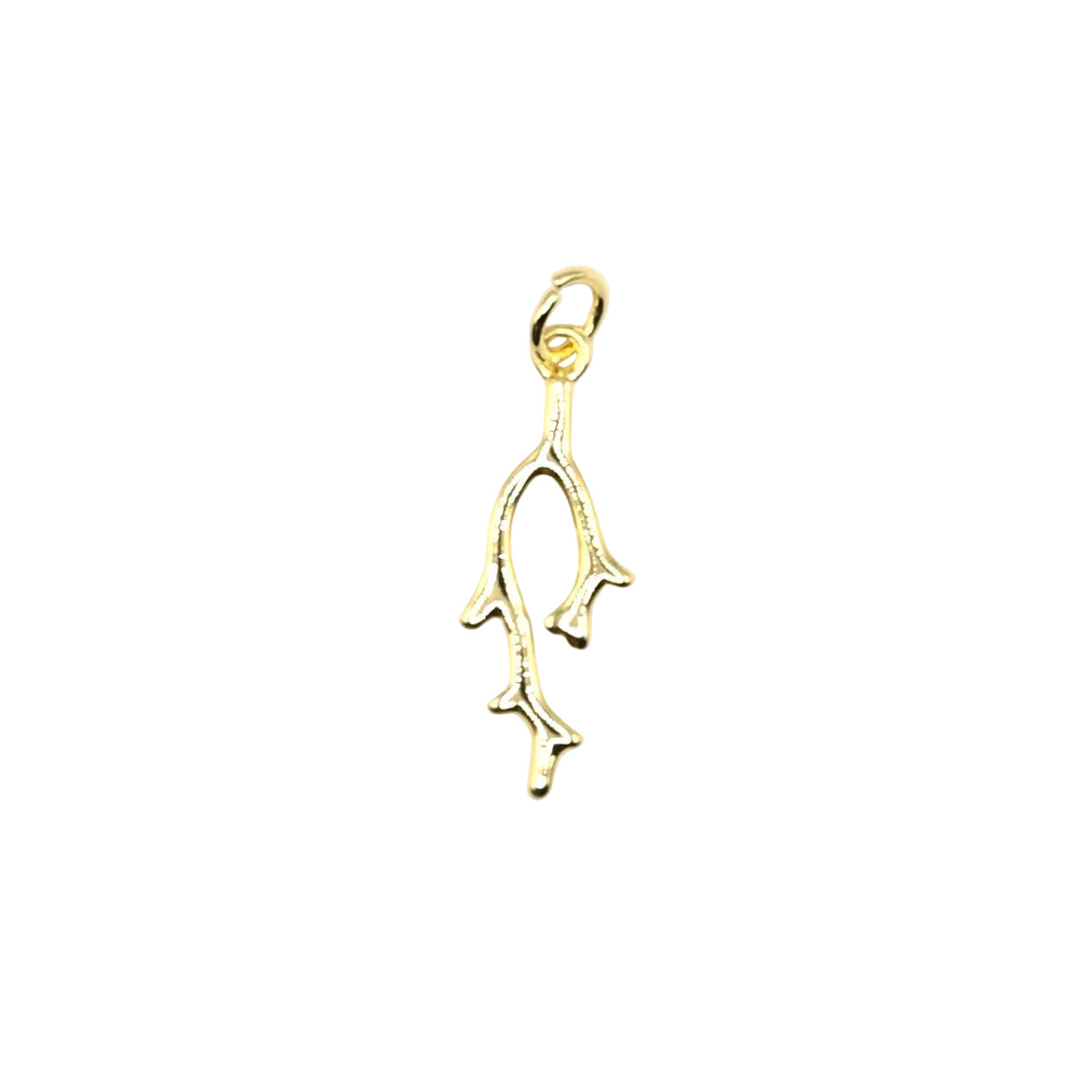 Coral Branch Charm Pendant | 18K Gold-Filled