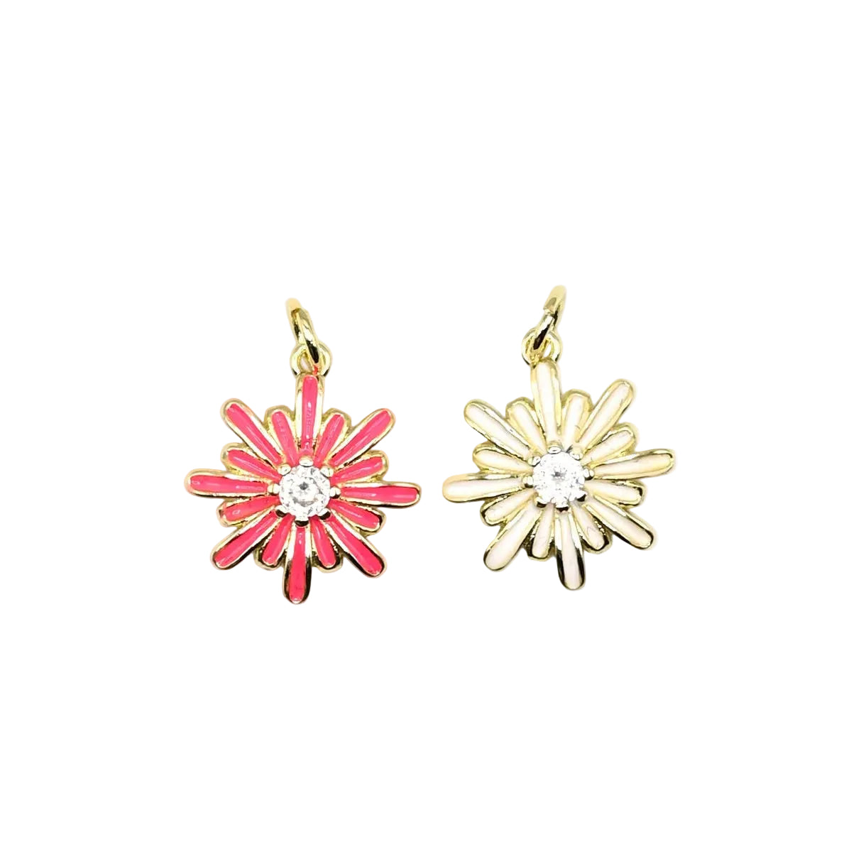 Daisy Flower Charm Pendant | 18K Gold-Filled