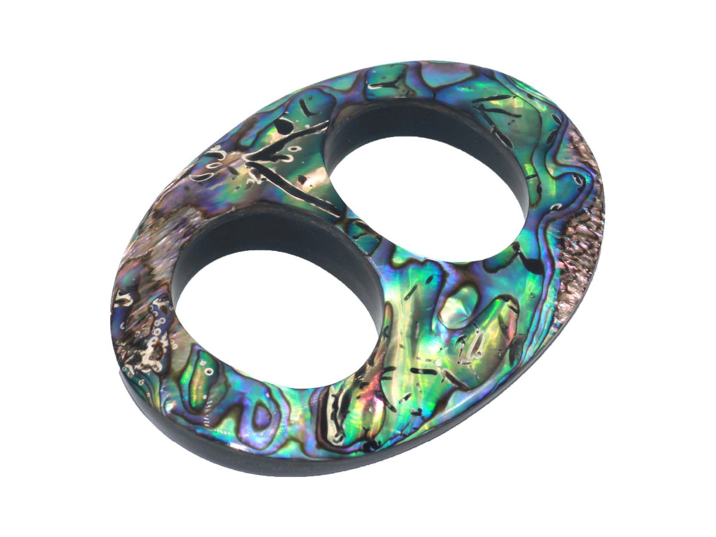 Paua Shell Scarf Ring - Large