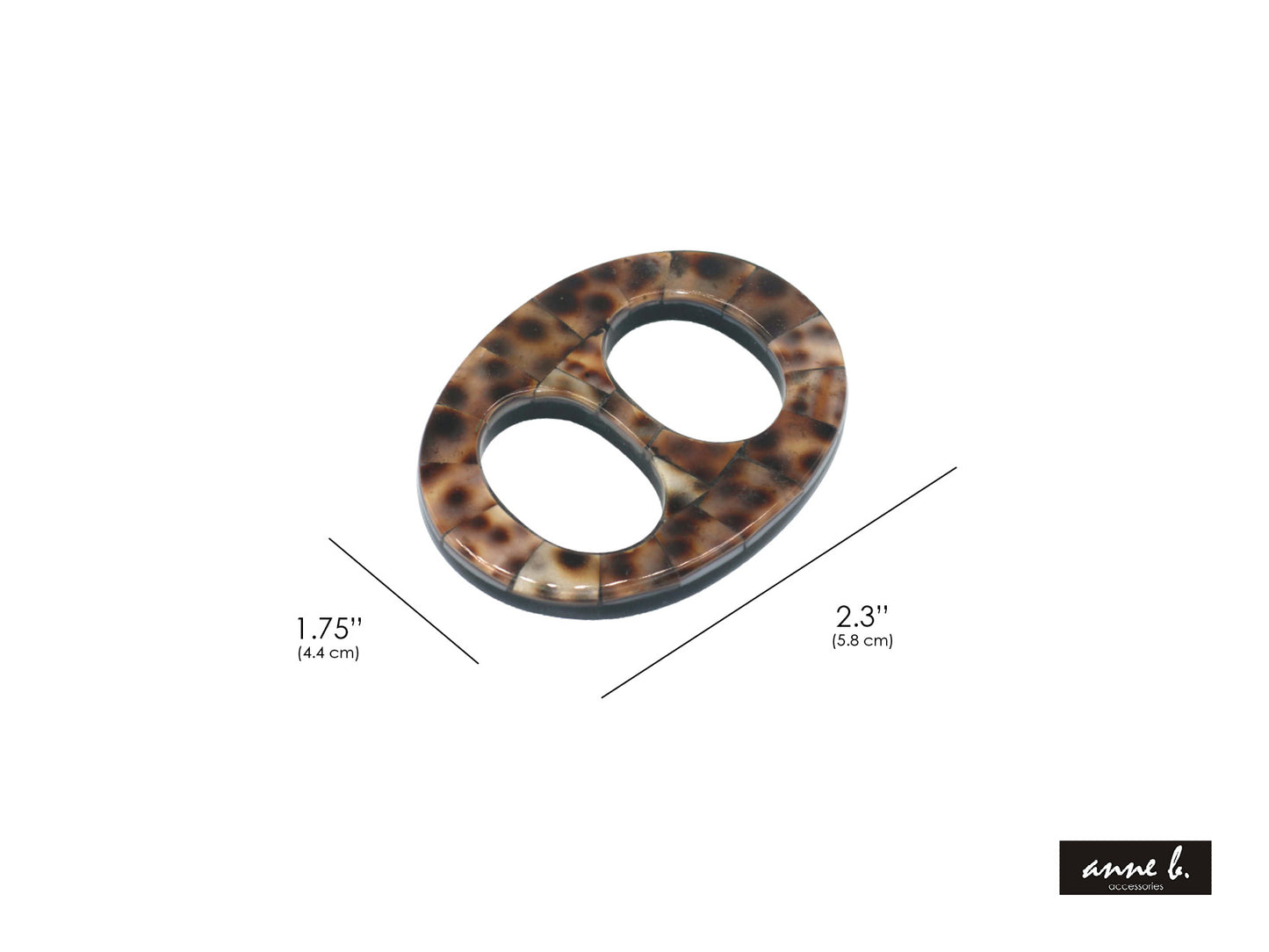 Cowrie Scarf Ring - Large