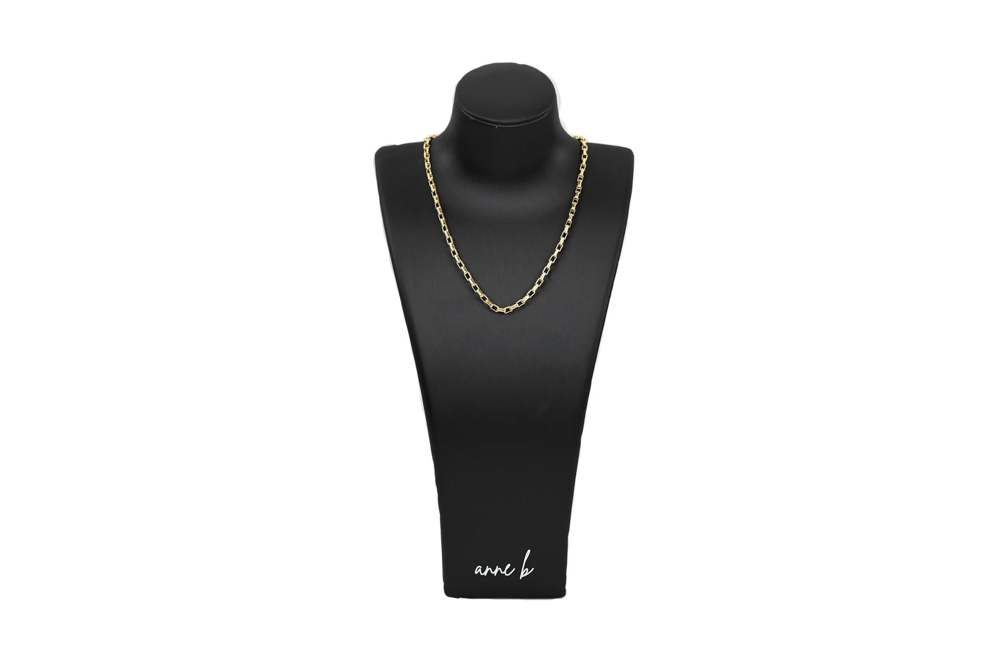 Box Interwoven Link Chain Necklace | 18K Gold-Filled