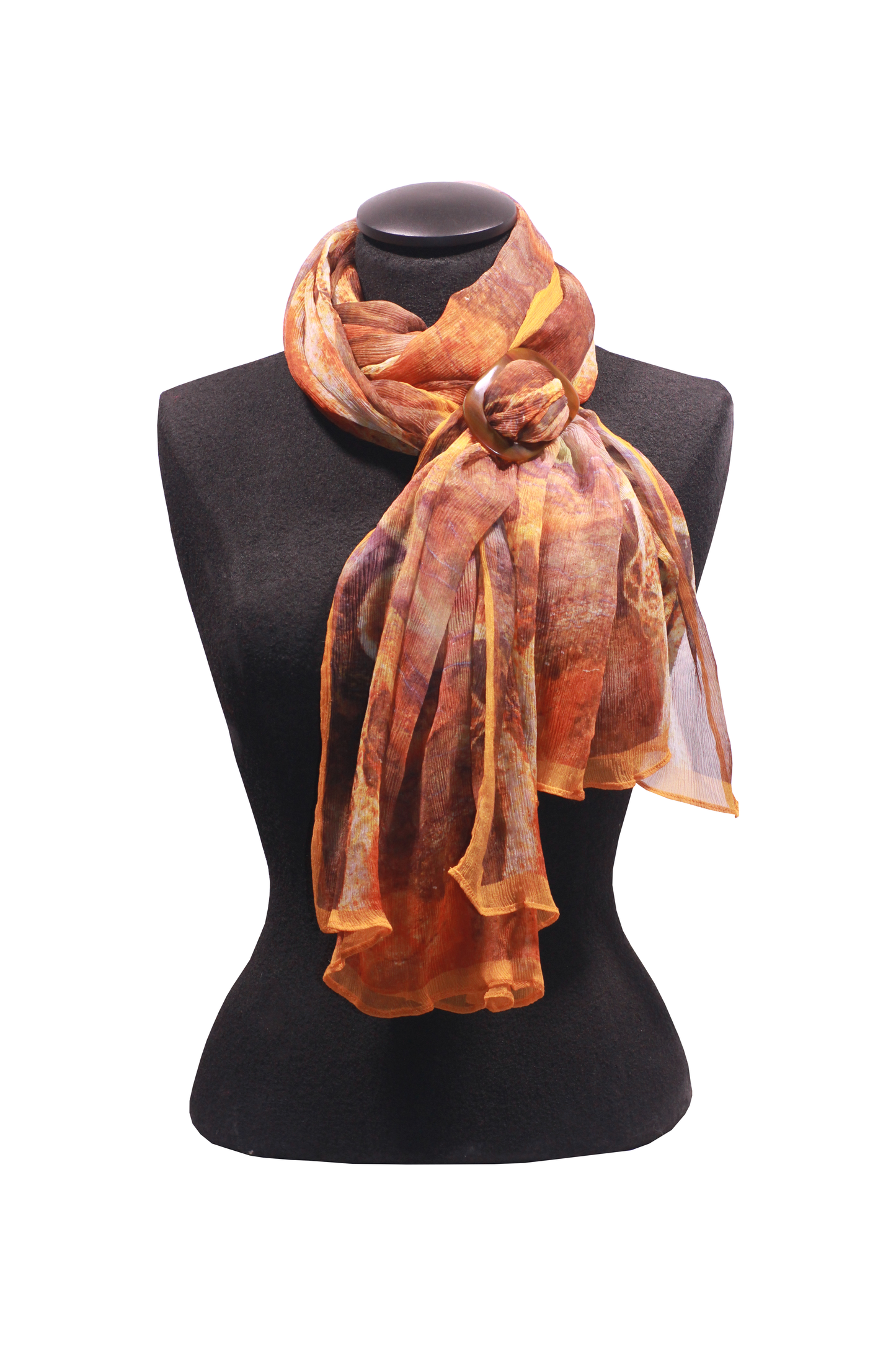 Banana Bark Scarf Ring - X Large