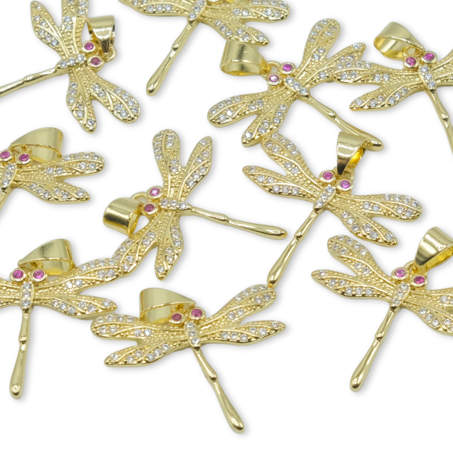 Style 19 - 18K Gold Filled Dragonfly Charm