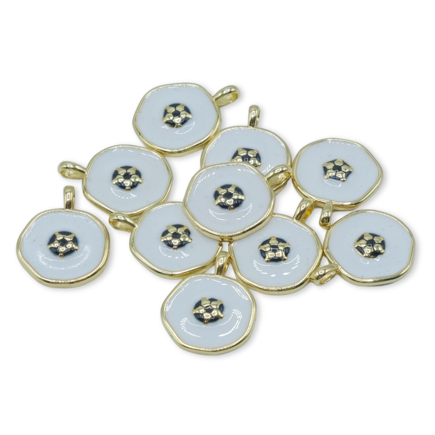 Style 17 - 18K Gold Filled Soccer Sports Charm