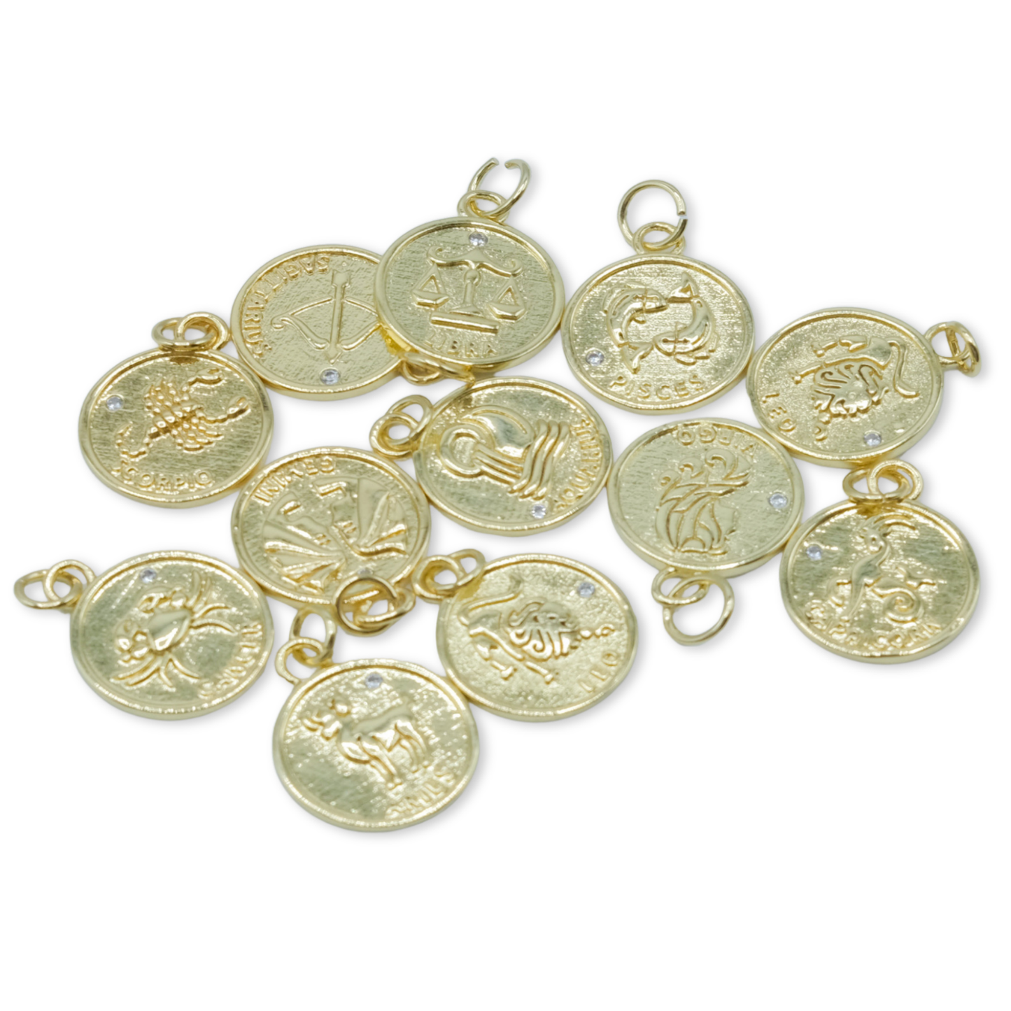 Style 133 - 18K Gold Filled Gold Zodiac Sign Charms