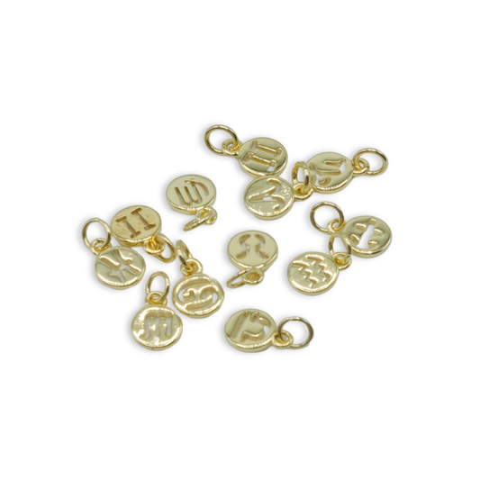 Style 134 - 18K Gold Filled Mini Zodiac Sign Charms