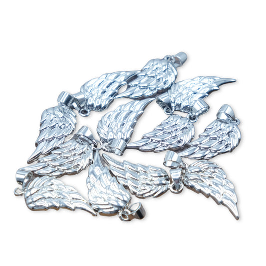 Silver Wing Charm