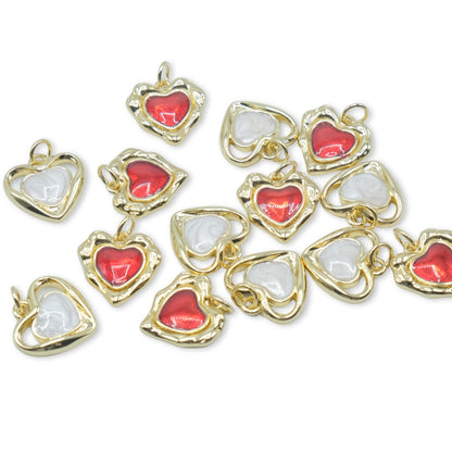 Gold Baroque Hearts