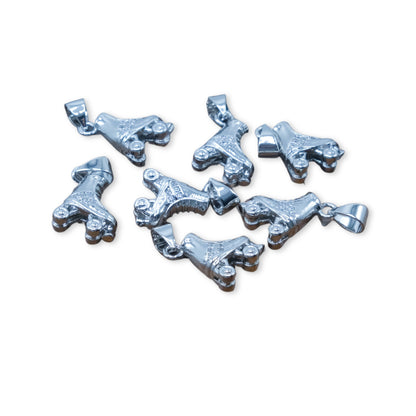 Silver Roller Skate Charm