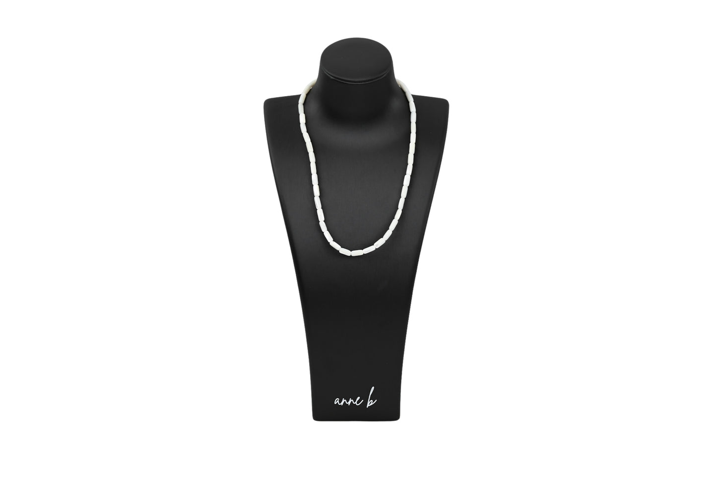Mother of Pearl Tube Necklace