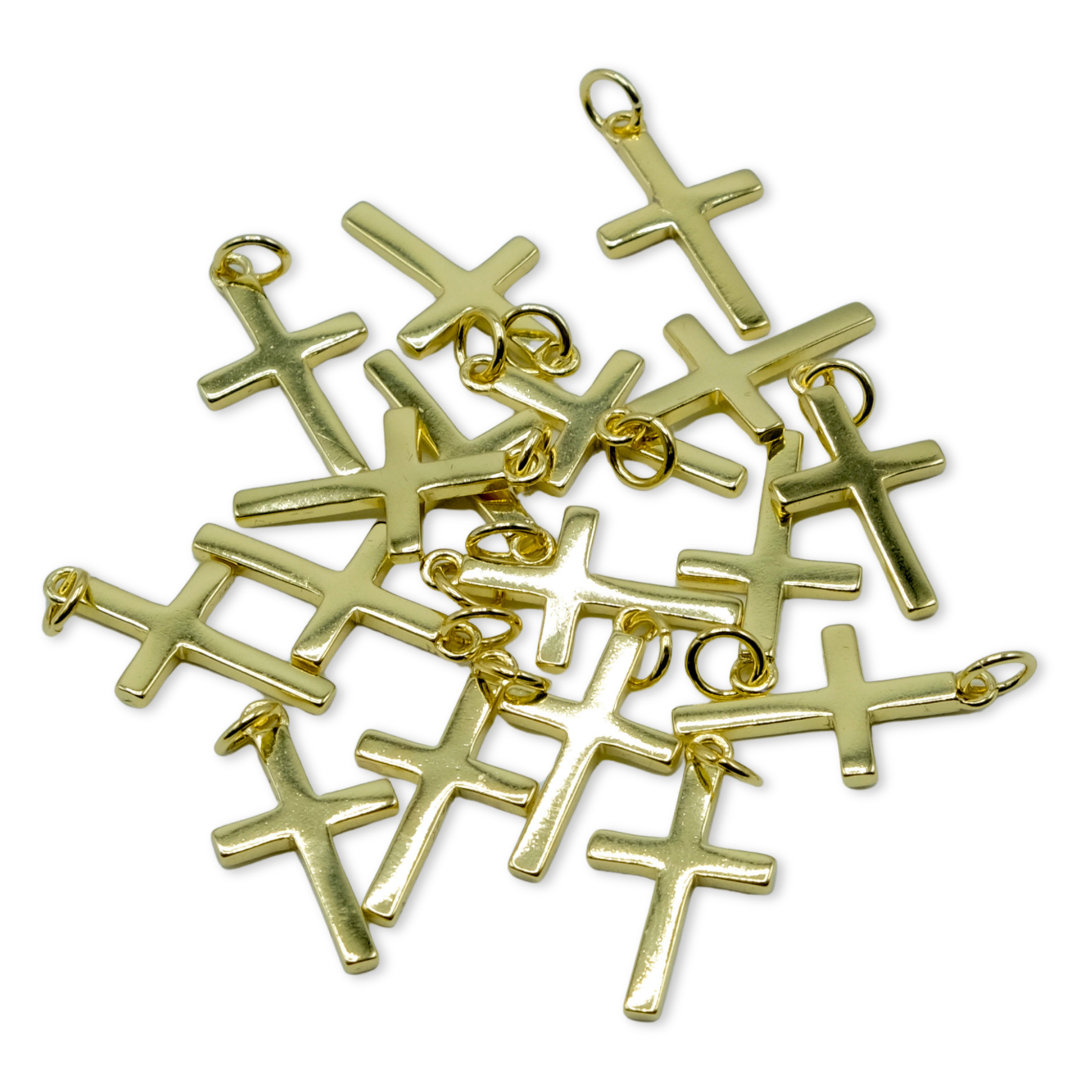 Style 73 - 18K Gold Filled Cross Charm