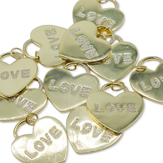 Style 50 - 18K Gold Filled Love Charm