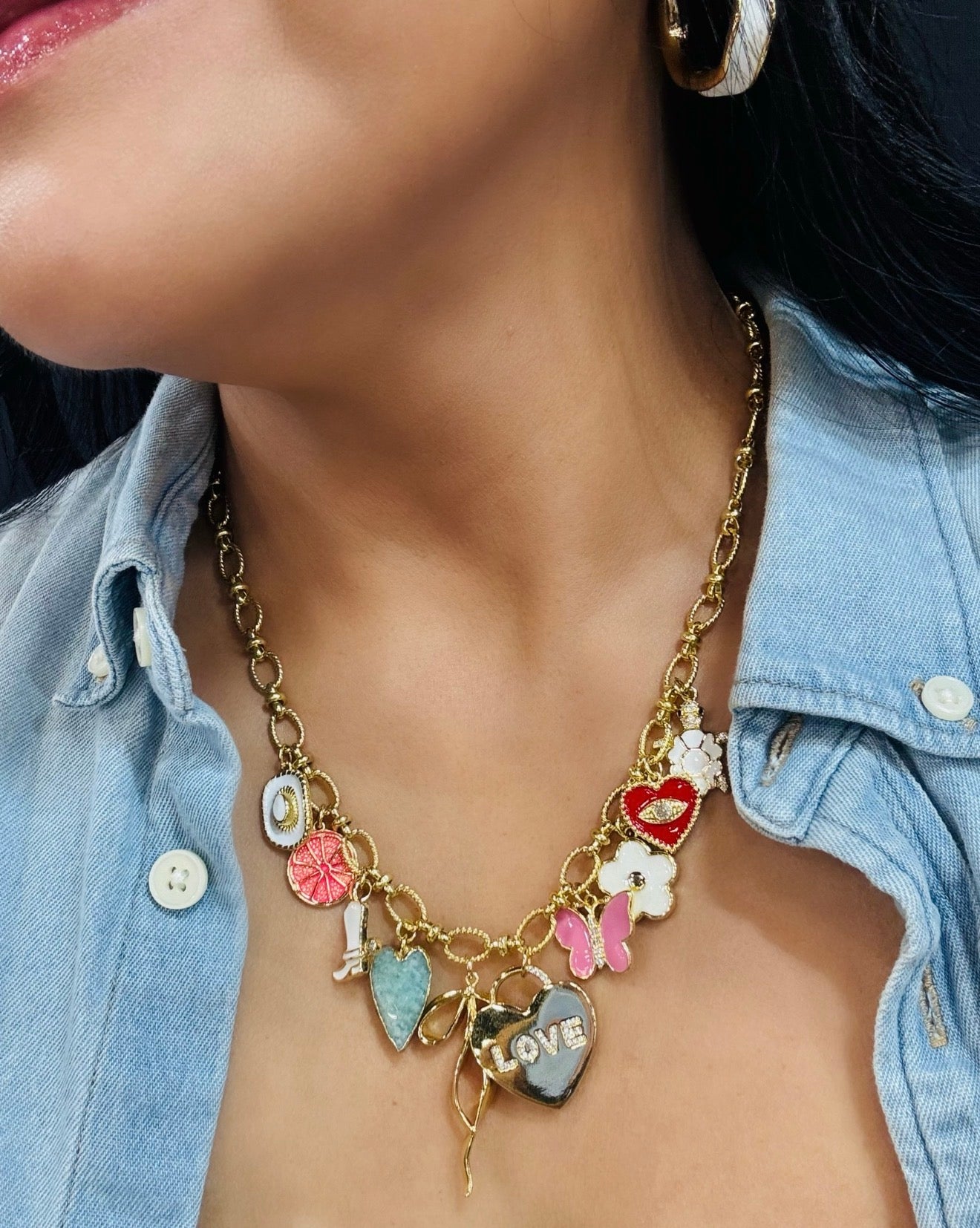 Lemon Lime Charm | 18K Gold-Filled