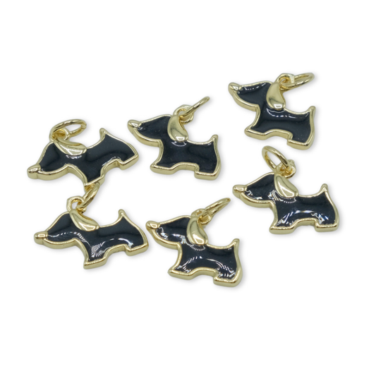 Style 6 - 18K Gold Filled Dog Charm