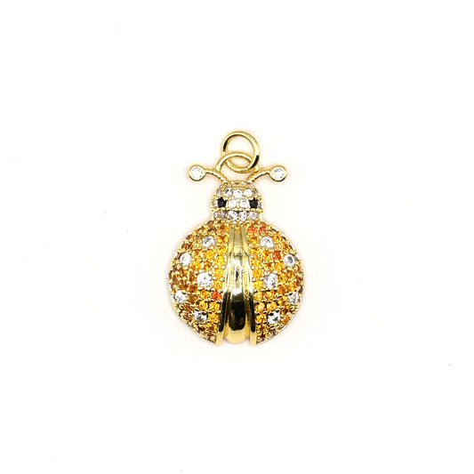 Ladybug Large Charm Pendant | 18K Gold-Filled