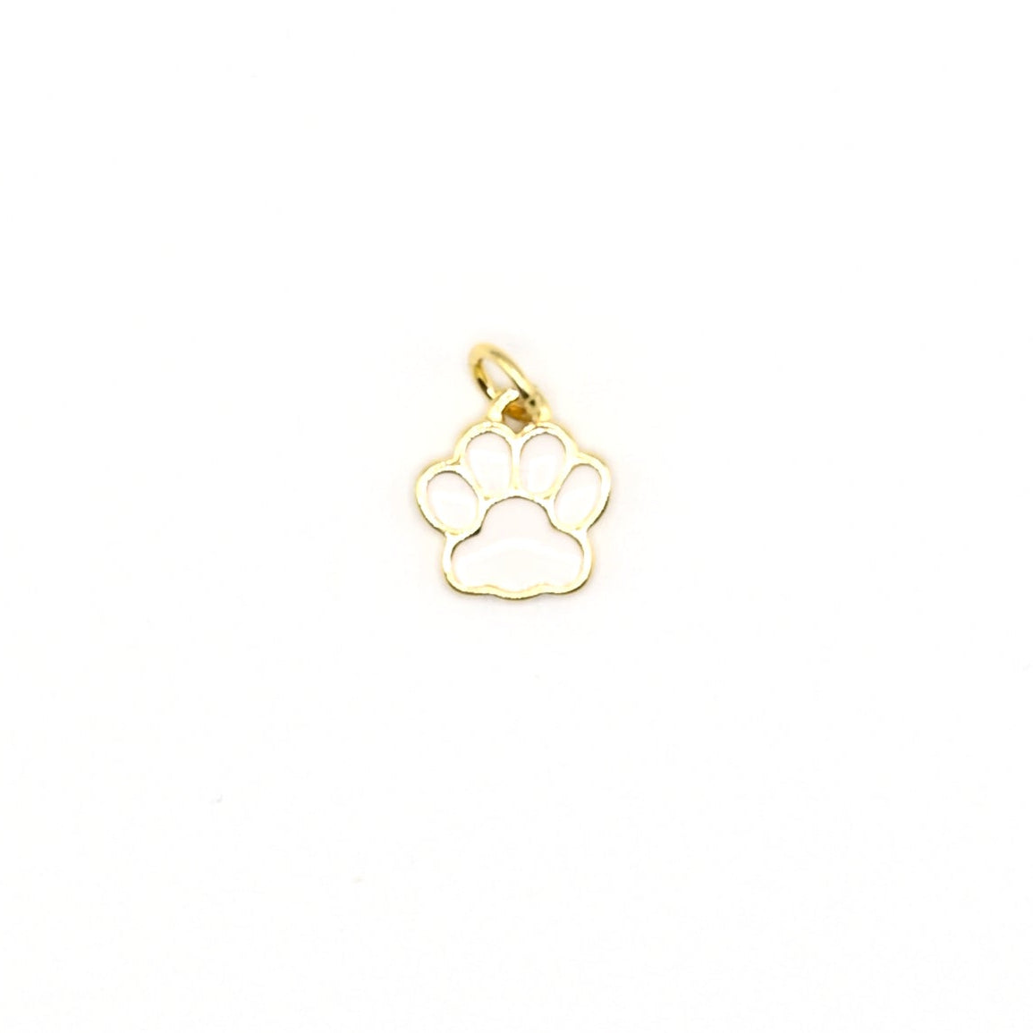 White Paw Charm Pendant | 18K Gold-Filled