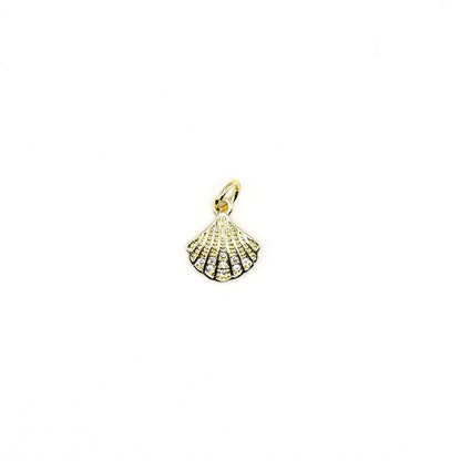 Mini Seashell Charm Pendant | 18K Gold-Filled