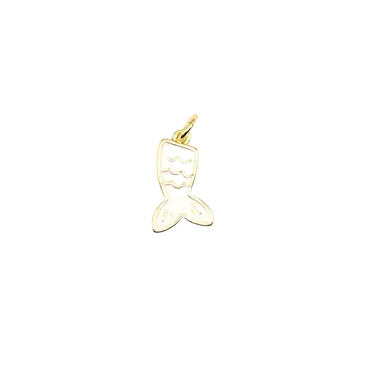 Mermaid Tail Charm Pendant | 18K Gold-Filled
