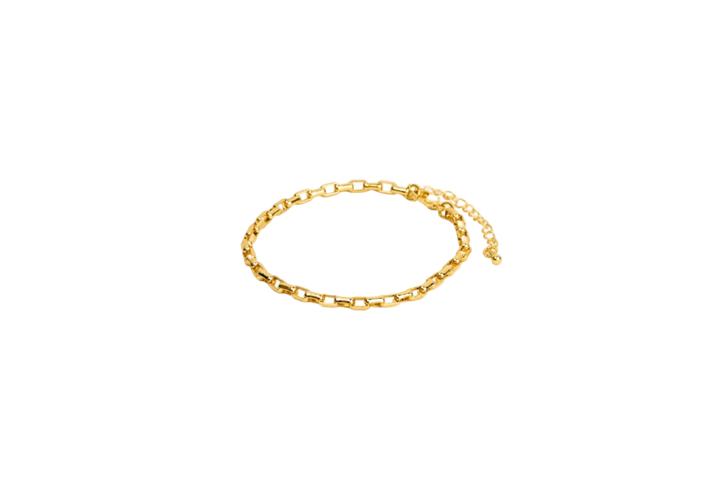 Box Interwoven Link Chain Bracelet
