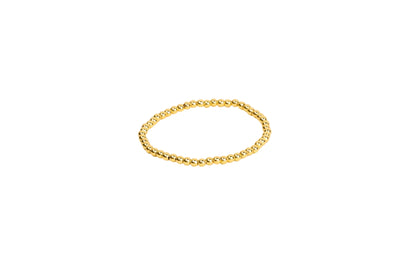 Metallic Beaded Stretch Bracelet
