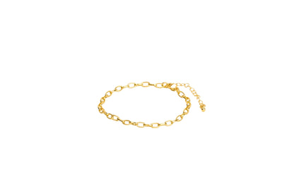 Oval Paper Clip Bracelet