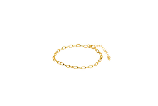 Sienna Oval Paperclip Bracelet | 18K Gold-Filled & Silver