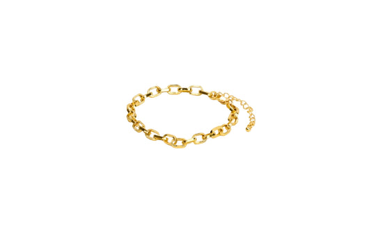 Giovanna Textured Link Bracelet | 18K Gold-Filled