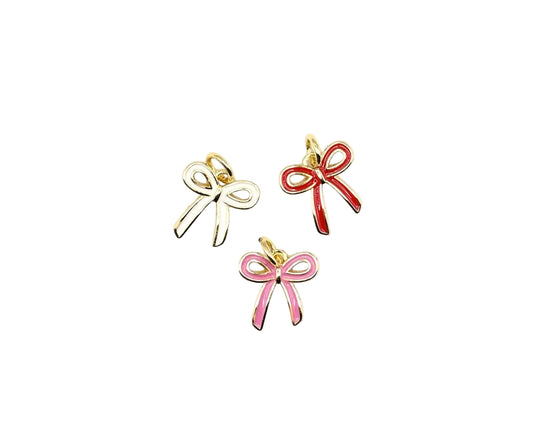 Colorful Bow Charm | 18K Gold-Filled