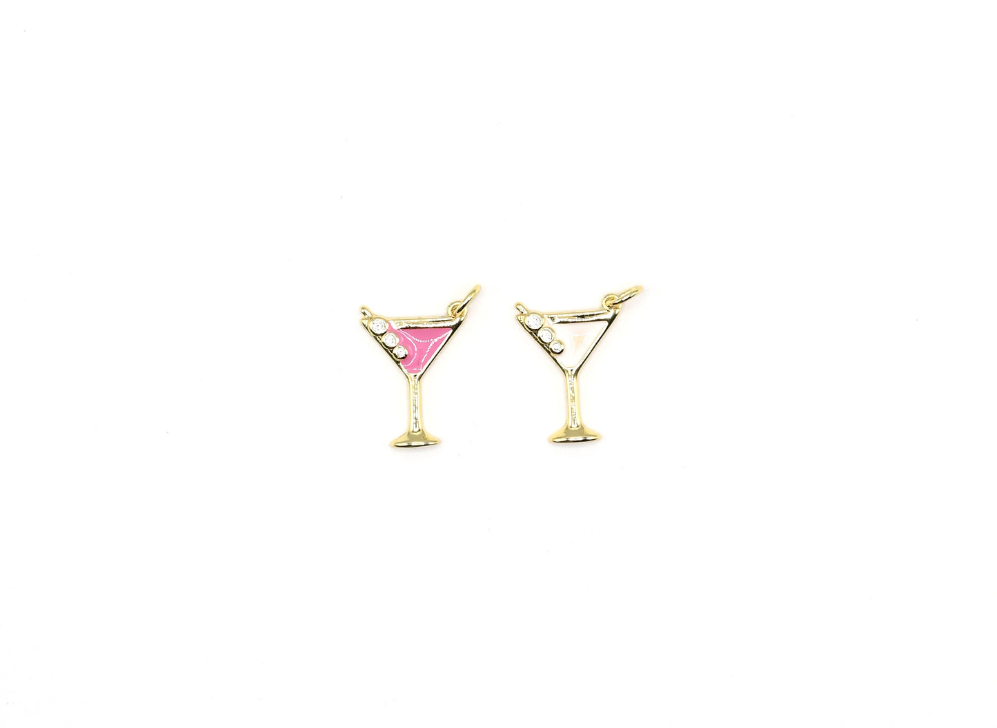 Cocktail Glass Charm | 18K Gold-filled