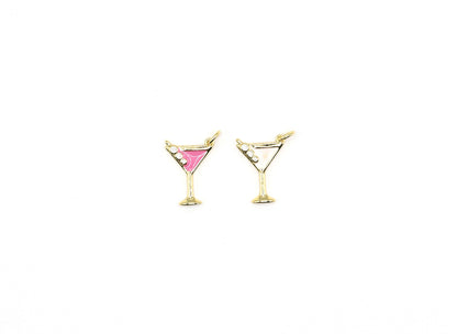 Cocktail Glass Charm | 18K Gold-filled