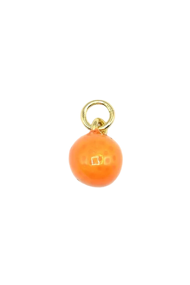 Orange Charm Pendant | 18K Gold-Filled