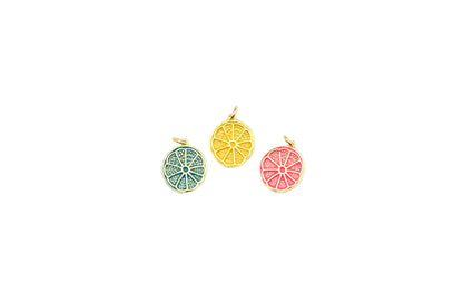 Lemon Lime Charm | 18K Gold-Filled