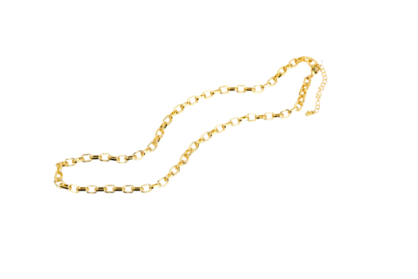 Textured Paperclip Chain