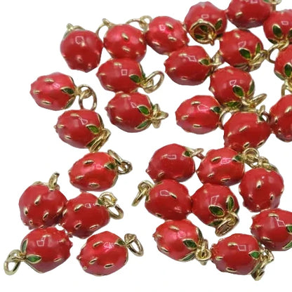 Strawberry Charm Pendant | 18K Gold-Filled