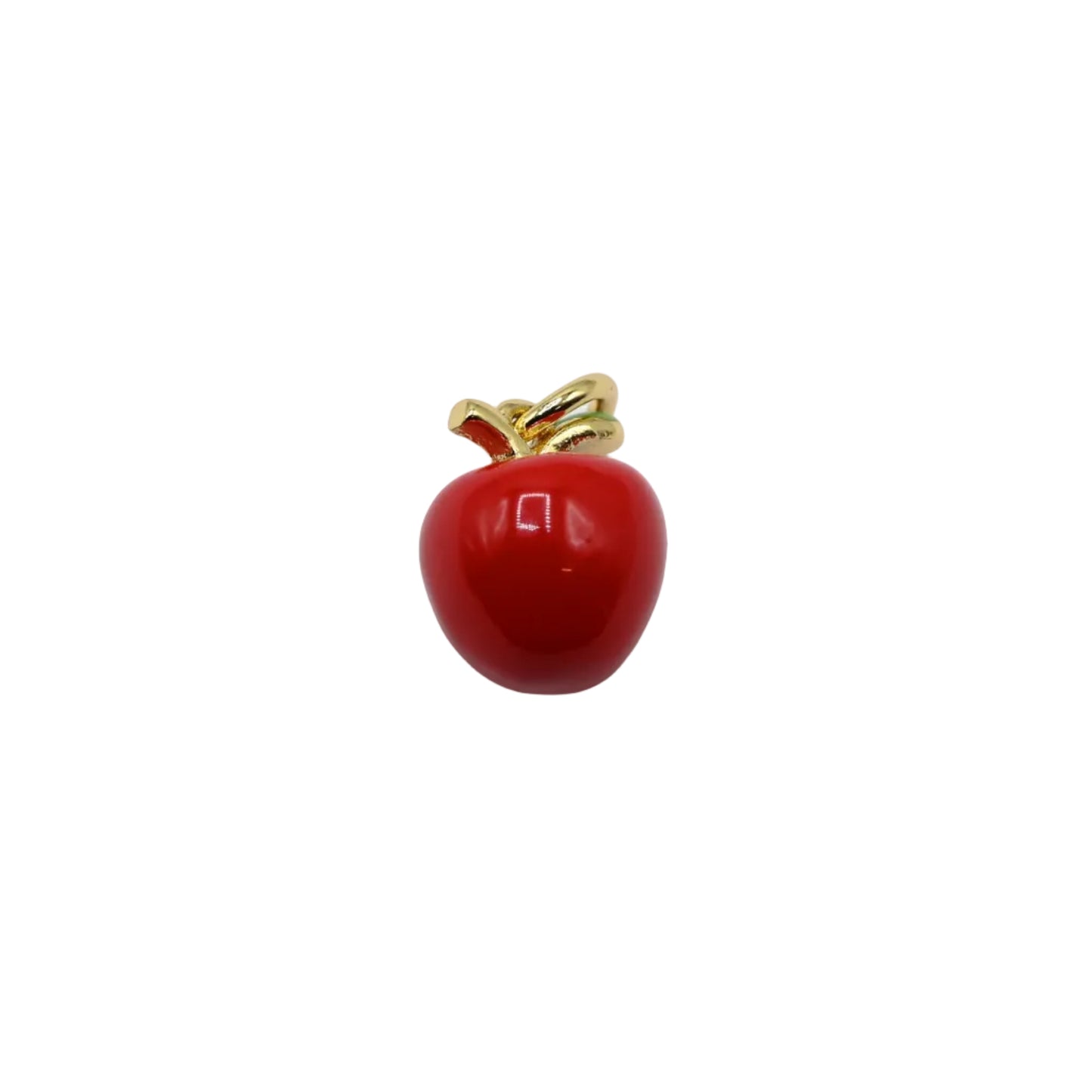 Red Apple Charm Pendant | 18K Gold-Filled